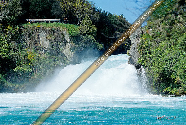 Photo of Huka Falls, Waikato River, Taupo, Taupo, Waikato Region, New Zealand (NZ)