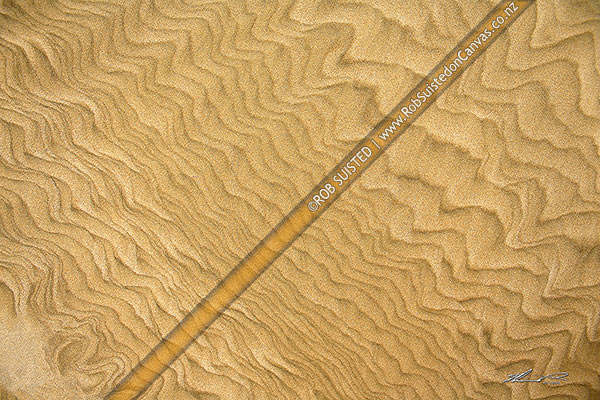 Photo of Sand dune textures and ripples, Te Paki, Cape Reinga, Far North, Northland Region, New Zealand (NZ)